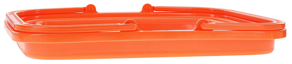 Ust Flexware Collapsible Sink With 2.25 Gal Wash Basin For Washing Dishes And Person During Camping, Hiking And Home, Orange, On