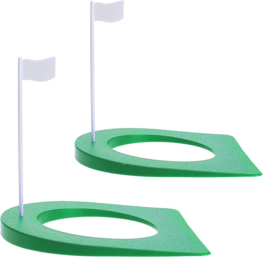 Golf Putting Cup And Flag Putt Training Hole All-Direction Surface Regulation Practice Cups For Men Women Kids Indoor Outdoor Ho