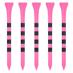 Zivisk Wooden Golf Tees 3-1/4 Inch 100 Count, 3.25'' Long Golf Wood Bamboo Tees For Women (Pink,83Mm)