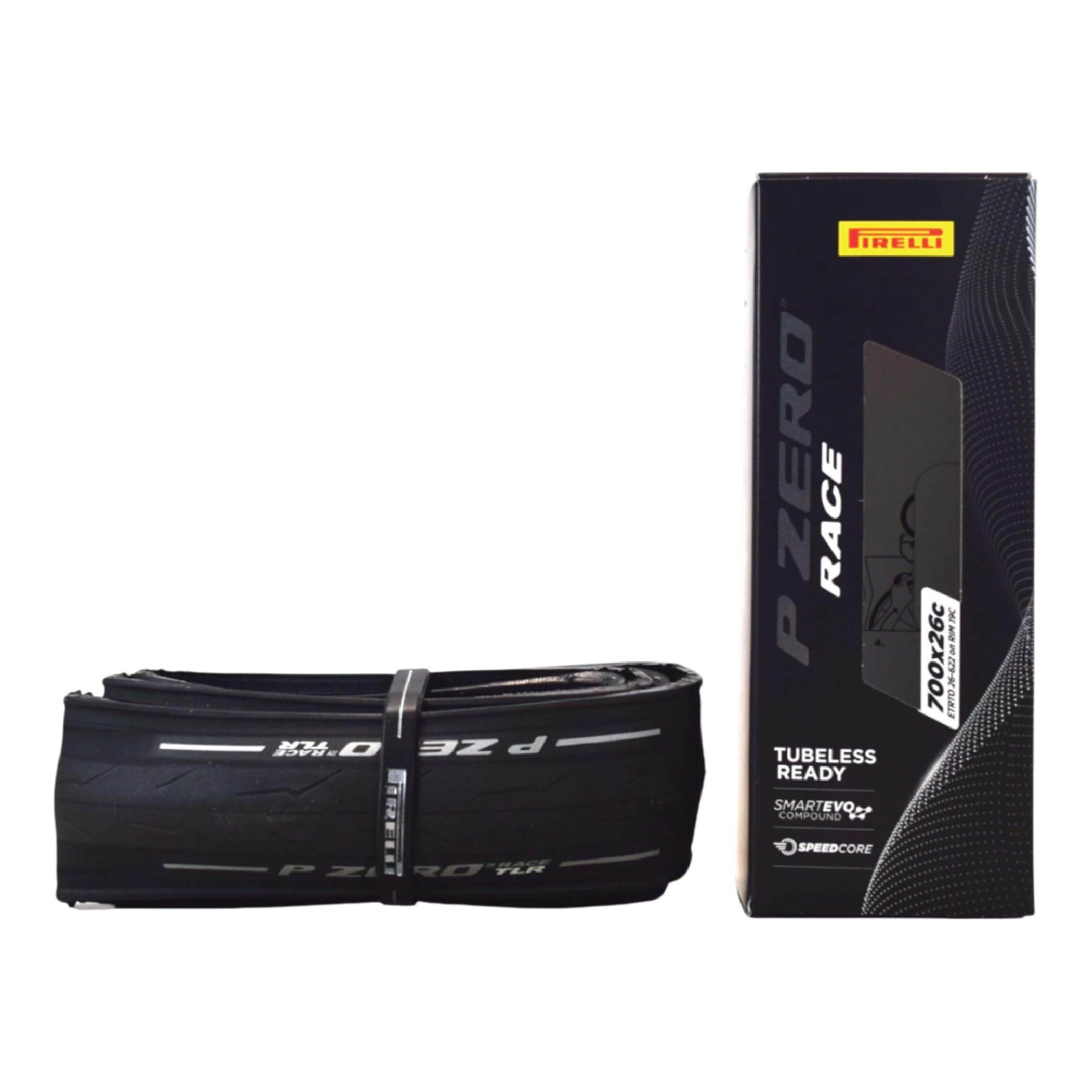 Pirelli P Zero Race TLR 26-622 (700x26c) Road Bike Tire - Tubeless Ready, Lightweight, High-Performance Bicycle Tire for Road Ra