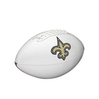 Wilson Nfl Live Signature Autograph Football - Official Size, New Orleans Saints