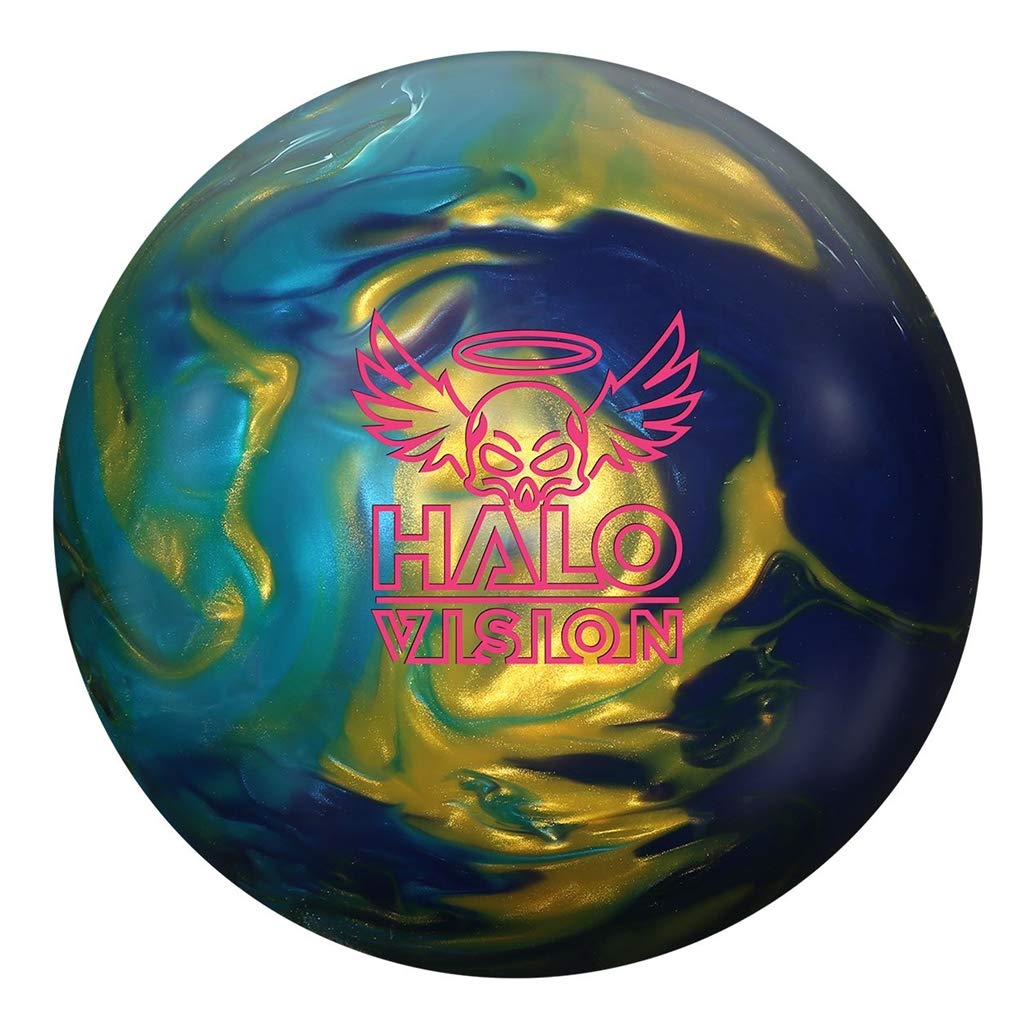 Roto Grip Halo Vision 15Lb, Gold/Sky Blue/Purple