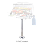 Magma Products, Double Locking Stowable Pedestal Mount, T10-185, Silver, One Size