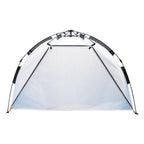 Mansader Easy Pop Up Beach Tent For 3-4 People, Automatic Setup Beach Shelter With Upf 50+ And 3 Ventilation Windows, Portable S