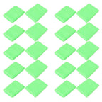 Mallofusa 10 Pack Colorful Sports Basketball Football Absorbent Wristband Party Outdoor Activity (Light Green)