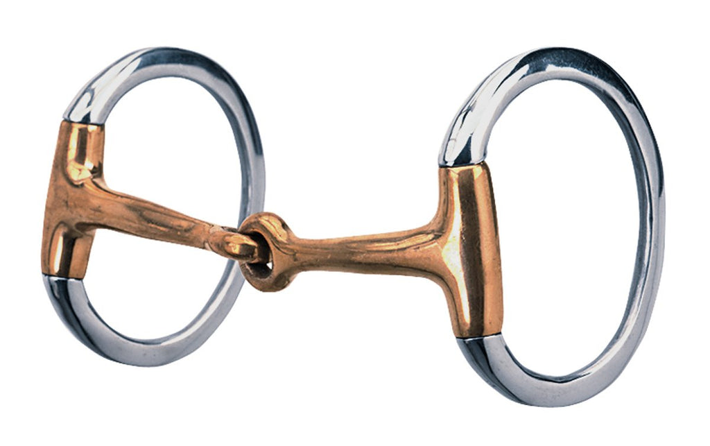 Weaver Leather Eggbutt Snaffle Bit , Stainless Steel, 5''