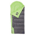 Coleman Raymer 40 Degree Tall Sleeping Bag, Green/Gray  100% Polyester