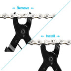 A Akraf Bicycle Chain Repair Tool Kit With Bike Link Plier, Chain Breaker Splitter Tool, 6 Pairs Bicycle Missing Links, Bicycle
