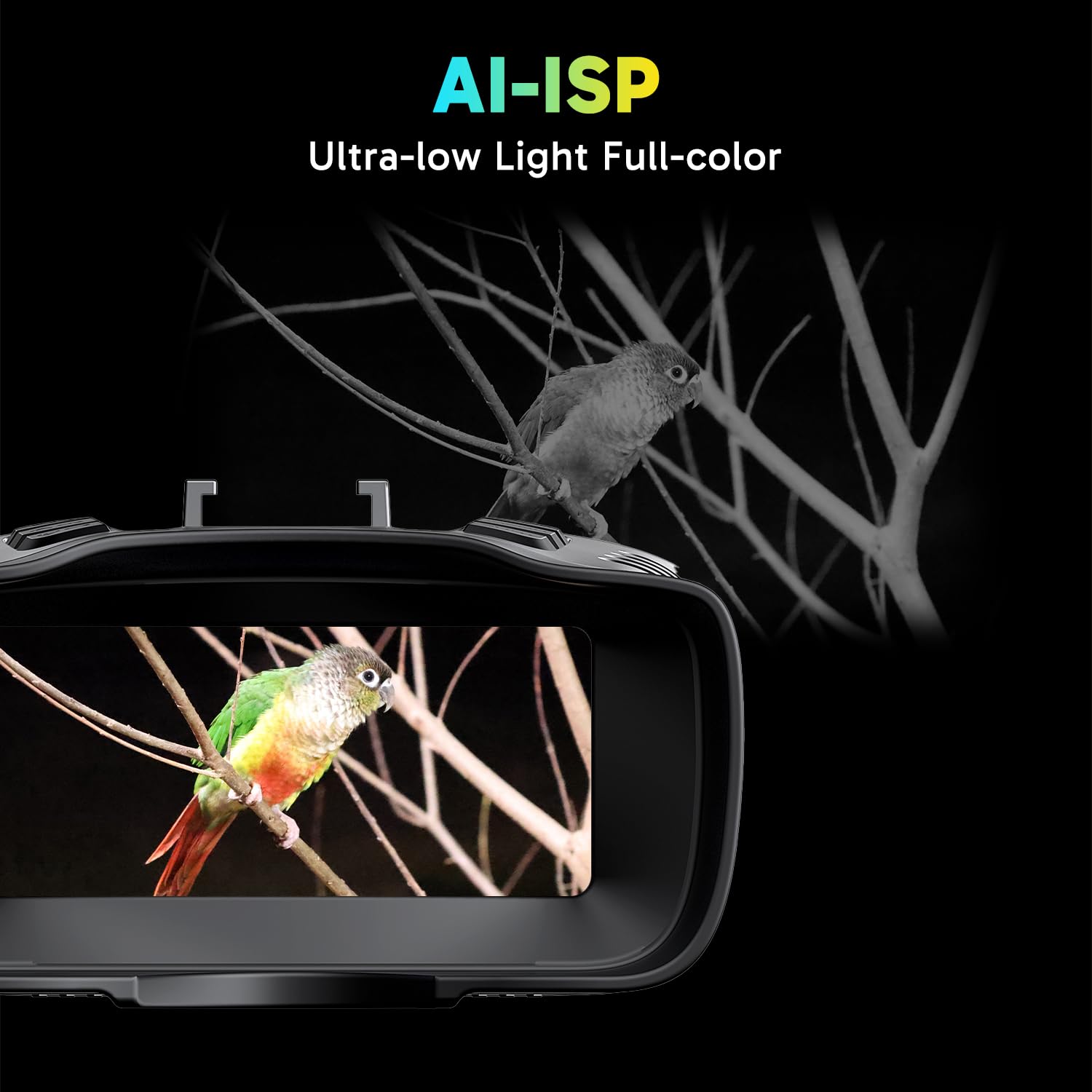 Akaso Seemor-200 Night Vision Goggles - 4K Full Color Night Vision Binoculars For Adults, App-Enabled Photo And Video Saving,Ai-