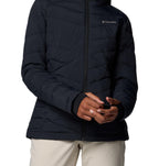 Columbia Womens Joy Peak II Hooded Jacket, Black, Small