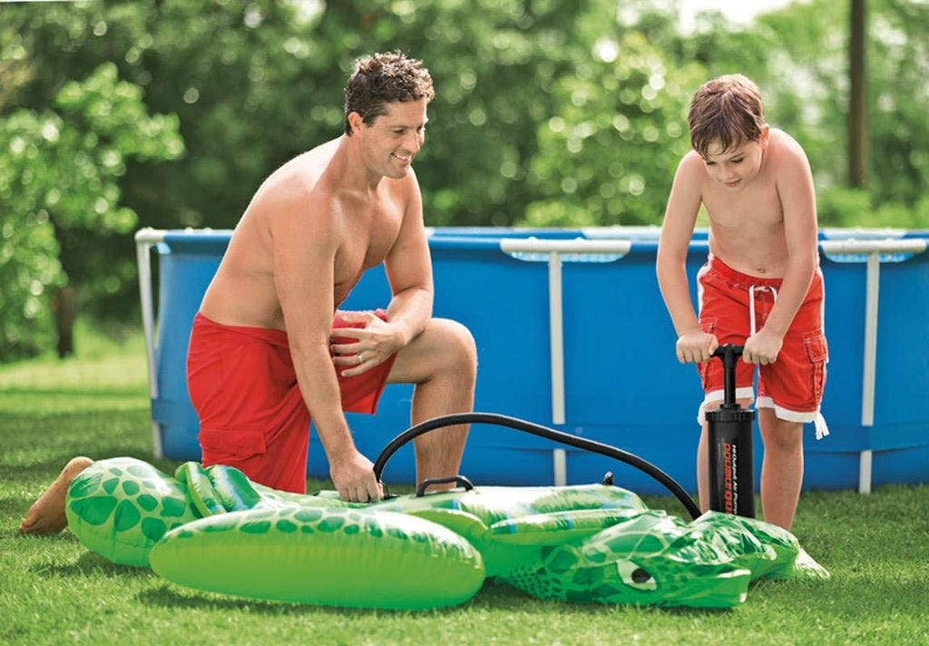 Intex Double Quick Iii Swimming Pool Inflatable Float Hand Air Pump - 68615E