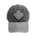 Fasholic Washed Cotton Baseball Cap For Men & Women Adjustable Fit (Black)