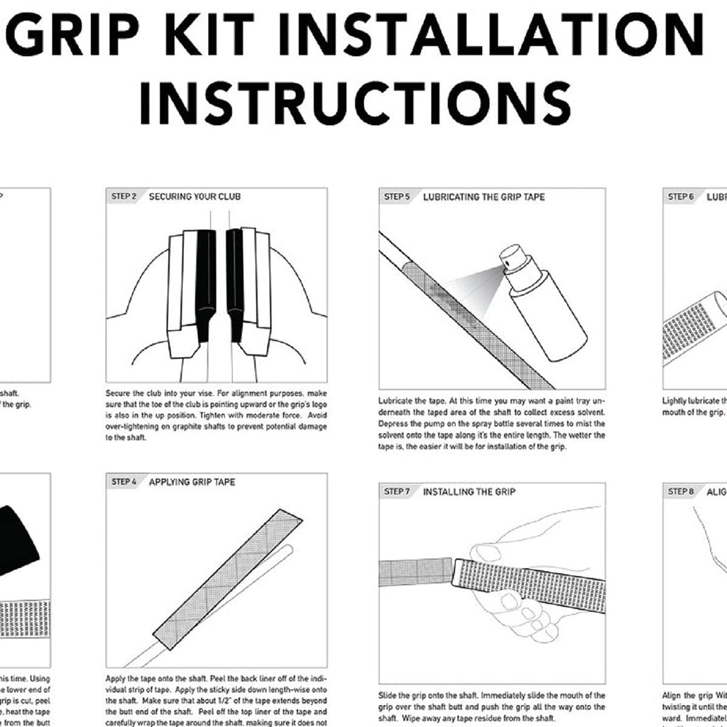 Karma Arthritic Oversized (+3/32   ) Golf Grips For Men (9 Piece Set) | Firm Rubber Replacement Golf Club Grips Who Suffer From