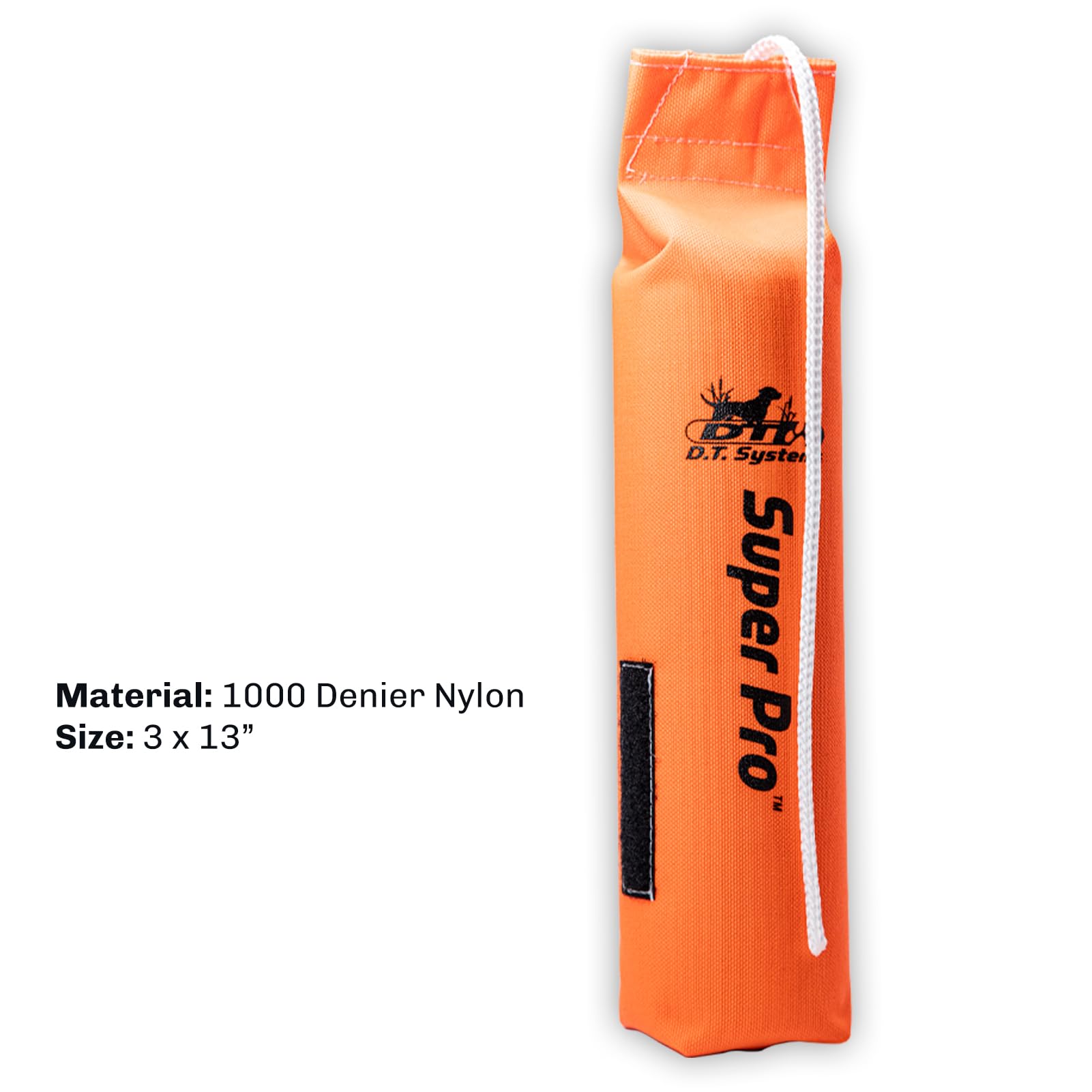 Dt Systems 3 By 12-Inch Cordura Nylon Dog Training Dummy, Blaze Orange, Large