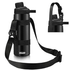 Easyacc Water Bottle Handle Shoulder Strap, For 12Oz - 64 Oz Hydro Flask Wide Mouth And Universal Water Bottles, With Carabiner,