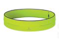 FlipBelt Classic Running Belt for Phone and Small Accessories, Exercise Waist Pouch for Women and Men, L, Neon Yellow