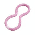 TRENDYNEST Soft Weighted Hoop Braided Weighted Waist Hoop ChillFeel Padded Exercise Loop, Pink, 5 Jin
