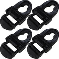 Popbee 4 Sets Kayak Seat Clips and Hooks, Kayak Seat Repair Clip, Kayak Seat Repair Clip, Kayak Straps Seat Clip with Straps, Ka
