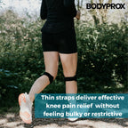 Bodyprox Patella Tendon Knee Strap 2 Pack, Knee Pain Relief Support Brace Hiking, Soccer, Basketball, Running, Jumpers Knee, Ten
