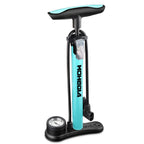 Mohegia Bike Floor Pump With Gauge,Air Bicycle Pump Inflator With High Pressure 160 Psi,Fits Schrader And Presta Valve/Blue