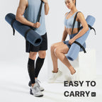 Keep Non-Slip Large Yoga Mat - Extra Long And Wide Exercise & Fitness Mat( 72''L X 32''W X 7Mm Thick) With Free Carrying Strap |