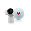 Swvl Sports Golf Ball Stamp Marker Multiple Designs Faces, Emojis Icons & More (Heart)