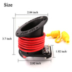 48 Volt Charger Receptacle And Fuse Assembly For Club Car Ds 2000-Up Electric Golf Cart, Oem# 1018021-01 1018468-01