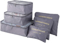 Household Culture 6Pcs/1Set Travel Storage Bag Storage Clothes Bag Luggage Case Bag Suitcase Underwear Organizer Make Up Organiz