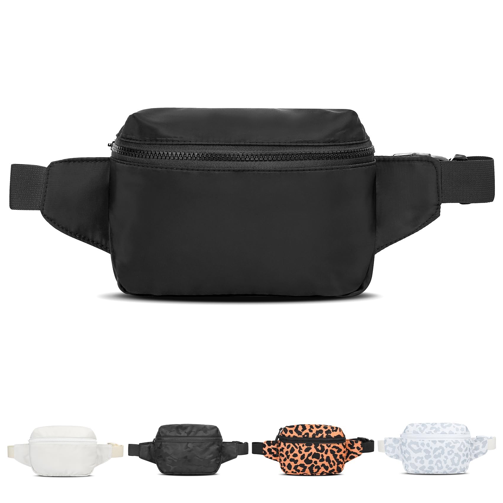 Vorolo Clear Fanny Pack Crossbody Bag For Women And Men Belt Bag Gift For Women Bum Bag With Adjustable Strap For Sports Clear B