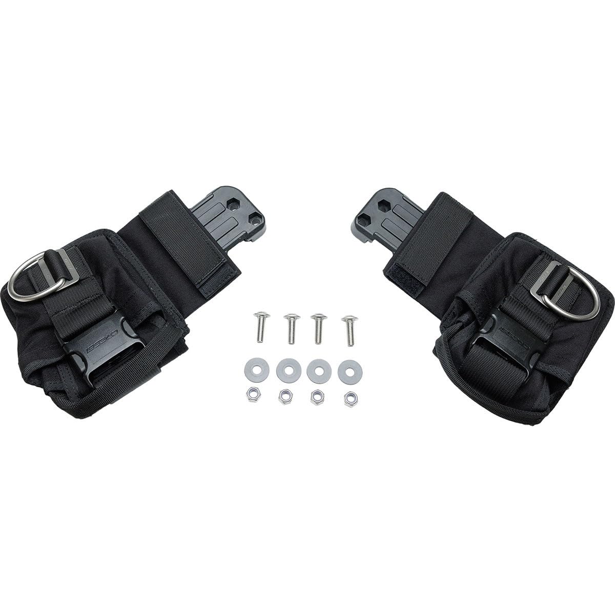 Cressi Modular Weight Pocket System Kit for Aquawing Scuba Diving BCD - Designed in Italy