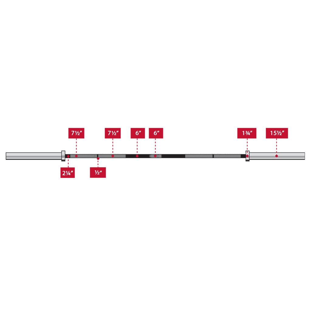 Xmark 7 Ft Weight Bar, Olympic Bar For Weightlifing, Olympic Weights And Bar Set Options Or Olympic Weight Lifing Barbell (00) B