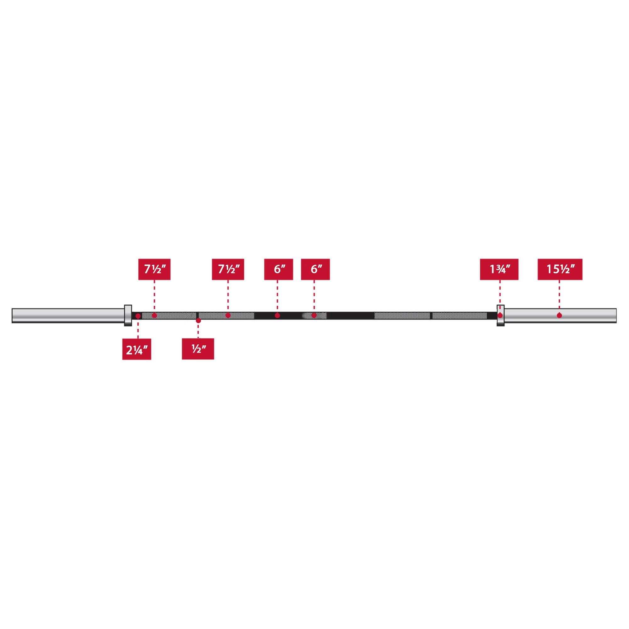 Xmark 7 Ft Weight Bar, Olympic Bar For Weightlifing, Olympic Weights And Bar Set Options Or Olympic Weight Lifing Barbell (00) B