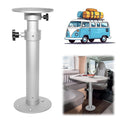 Hwhongrv Adjustable Pedestal Marine Caravan Motorhome Table Pedestal Stand Base 17.7-27 Inch Height Range For Rv Marine Boat