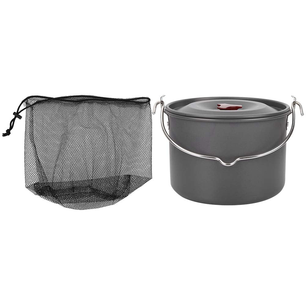Hanging Pot Cooking Pot, Single Soup Pot, For Camping Hiking