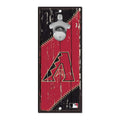Wincraft Mlb Arizona Diamondbacks Bottle Opener5X11 Wood Sign Bottle Opener, Team Colors, 5''X11''
