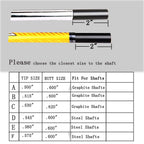 Golf Builder 10Pcs Steel Golf Shaft Extension Golf Shaft Extender (.560)