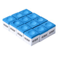Gse 12-Pack Billiard/Pool Cue Chalks, Billiard Pool Table Accessories For Home/Tournament Use (Blue)