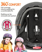 Toddler Bike Helmet For Boys And Girls, Adjustable Kids Helmets From Infant/Baby To Children, 1/2/3/4/5/6/7/8 Years Old (Unicorn
