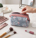Cosmetic Toiletry Makeup Pouch With Portable Travel Multipurpose WaterResistant Zipper Makeup Brush Bags  Flamingo Jspf66