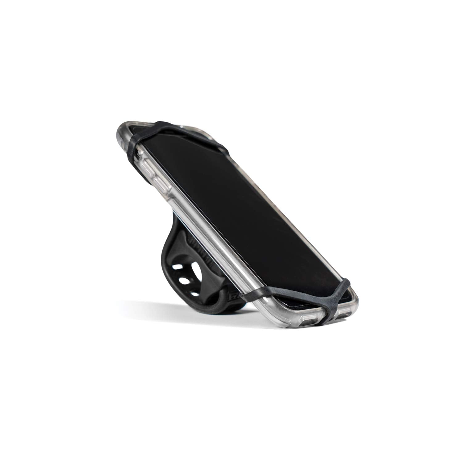 LEZYNE Lightweight Machined Aluminum Smart Grip Bicycle Phone Mount | Highly Flexible Band, Non-Slip Material, Includes Two Stra
