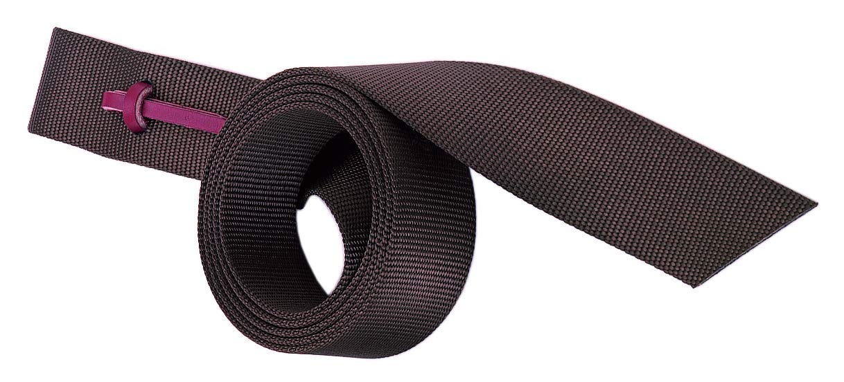 Weaver Leather Nylon Latigo With Holes, 1 3/4 X 70-Inch, Black
