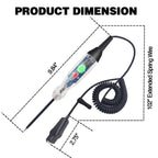 Awblin Automotive Buzzer Test Light, Dc 6-24V Dual Color Led Bulb Auto Circuit Tester, Electric Tester Light Tool Probe For Car