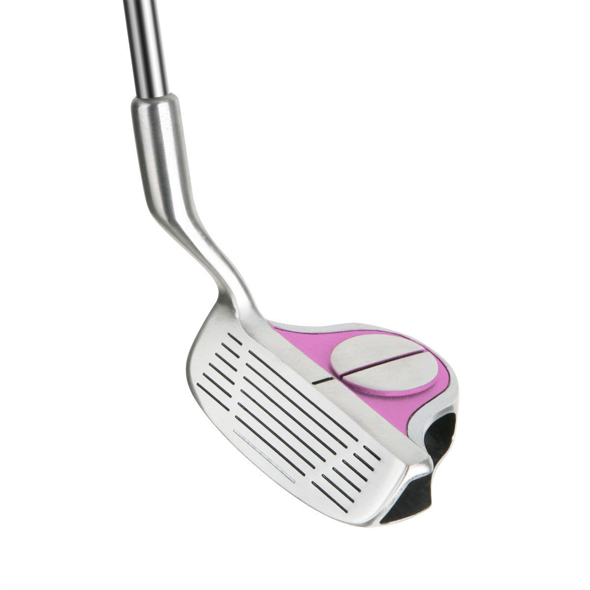 Intech EZ Roll Pink/Satin Ladies Left Handed Chipper Golf Club, Short Distance Approach Chipping Club for Women
