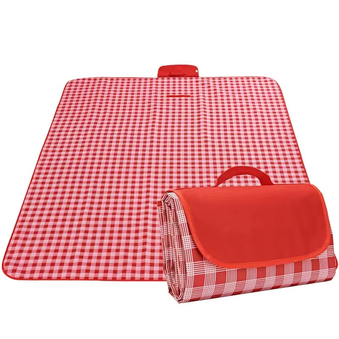 Ruibolu Large Picnic Blankets,Beach Blanket Sandproof Beach Mat For 3-5 Adults Waterproof Quick Drying Outdoor Picnic Mat For Tr