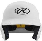 Rawlings | Mach Batting Helmet | Matte White | Senior (6 7/8'' - 7 5/8'')