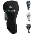Zettum Outboard Motor Cover, 600D Full Boat Motor Cover Waterproof & Heavy Duty, Fade-Resistant Boat Engine Cover, Fit For Motor