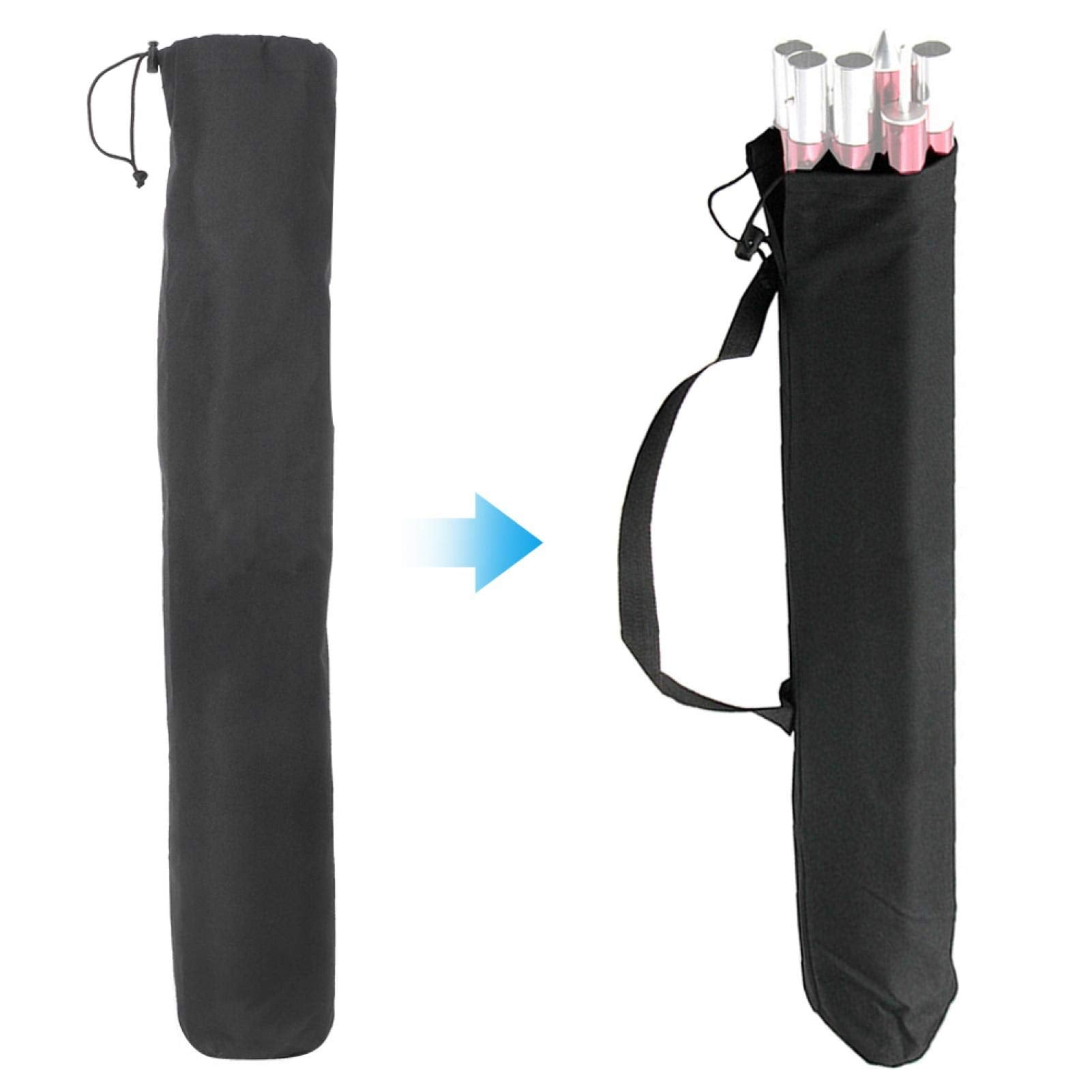 Keenso Camping Storage Bag,Multifunction Outdoor Camping Organizer Pouch Canopy Pole Storage Bag Tent Accessories