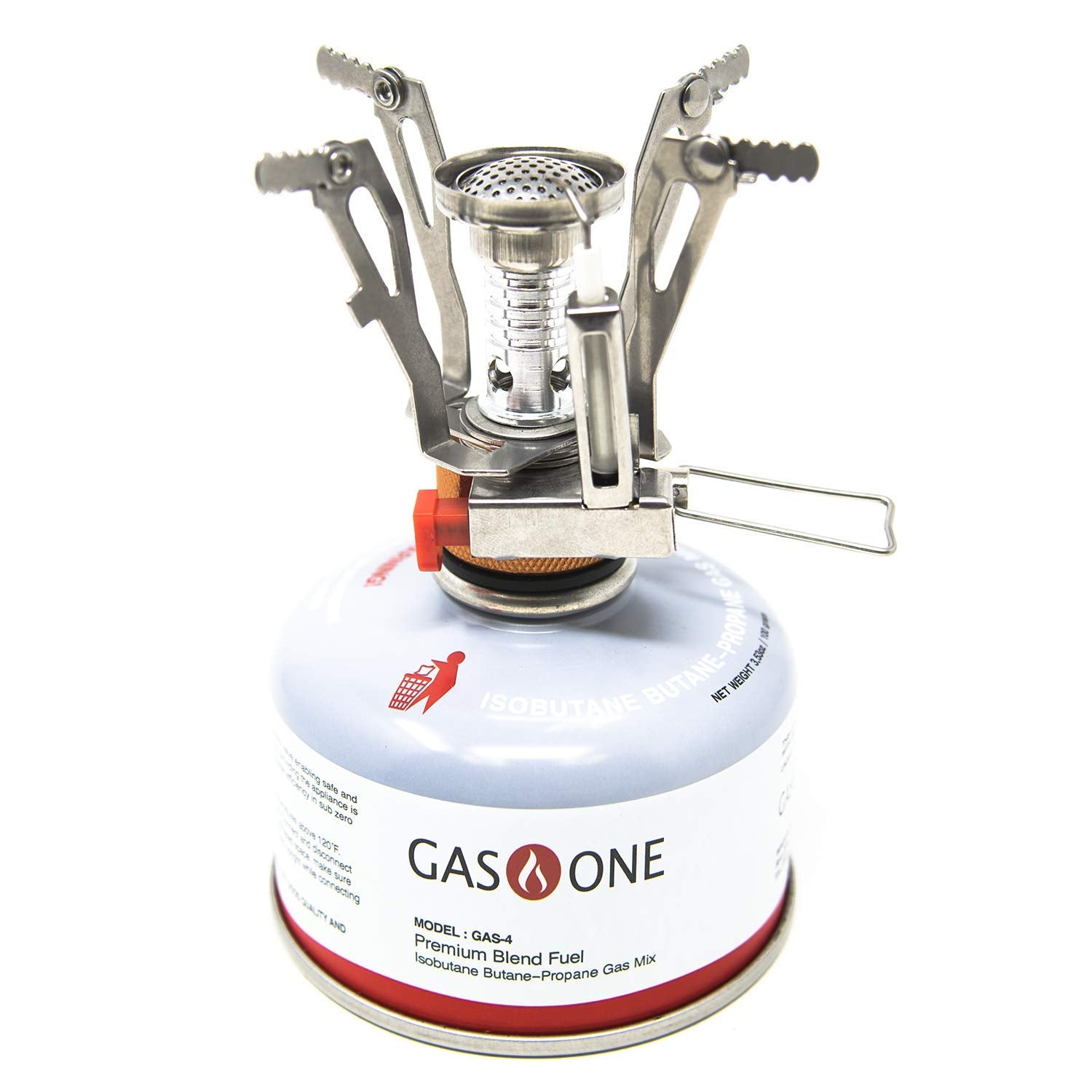 Gasone Camping Fuel Blend Isobutane Fuel Canister 100G (2 Pack)
