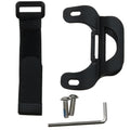 sunnates 1 Set Bicycle Pump Holder Mini Bike Pump Bracket Bicycle Pump Holder Clip Bracket (with Screw Heel Mounting Tool)