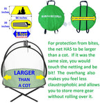 Sansbug Instant Popup Mosquito Net Screen Mesh Tent (Tarp Floor)
